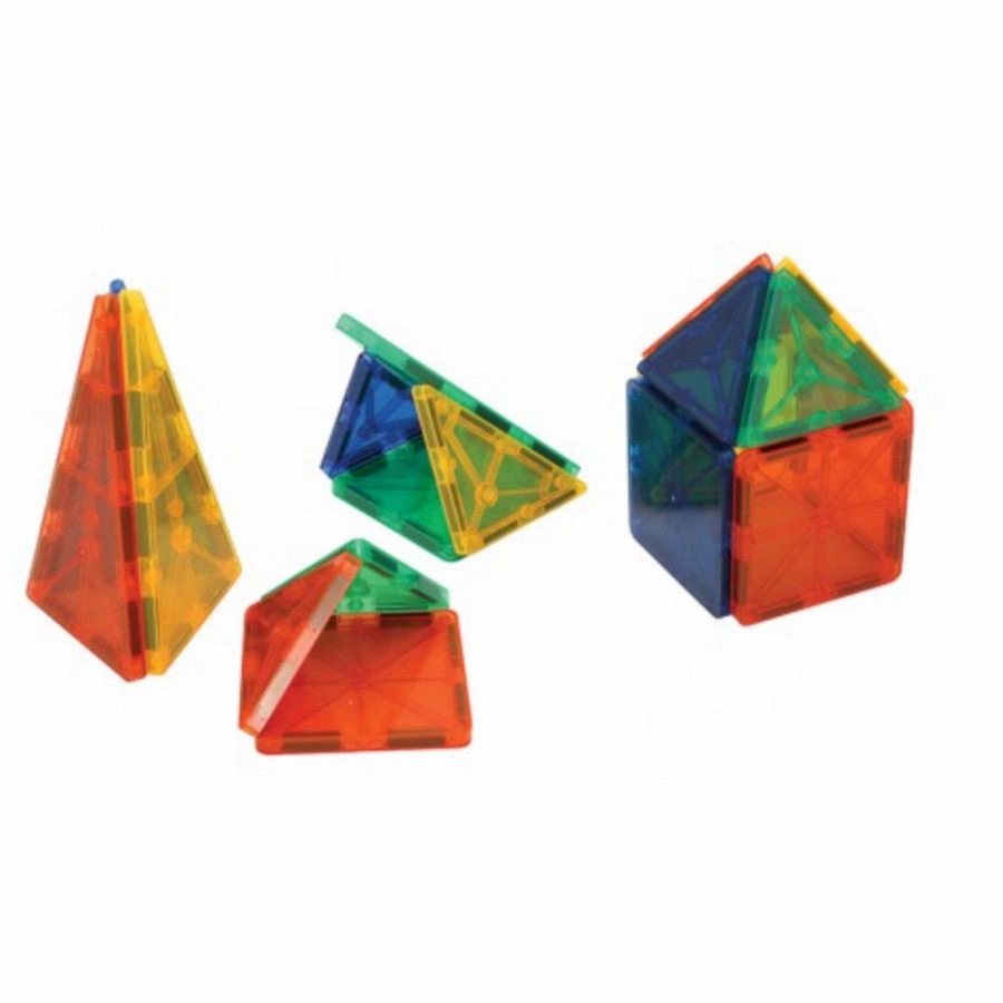 Neopuzzle Magnetic Tiles - 56 Piece Set