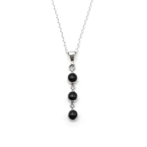Pendentif Nick Von K Jewellery Black Pounamu 3 Muses