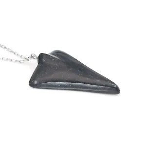 Nick Von K Bijoux Nick Von K - Avion en Jet de Pounamu Noir