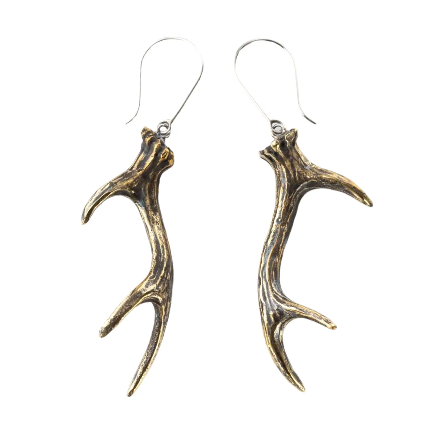 Nick Von K Bijoux Nick Von K - Boucles d'oreilles en laiton en forme de cerf