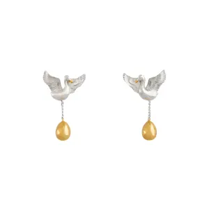 Nick Von K Bijoux Nick Von K - Boucles d'oreilles Golden Goose en argent sterling