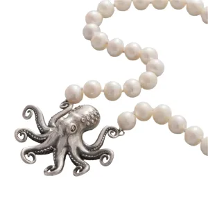 Nick Von K Bijoux Nick Von K - Collier Perle Pieuvre Kraken