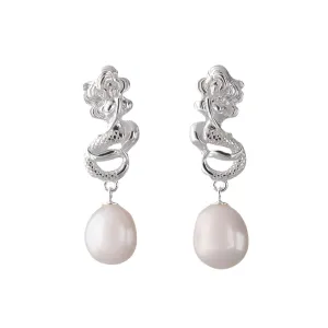 Nick Von K Bijoux Nick Von K - Boucles d'oreilles goutte perle sirène