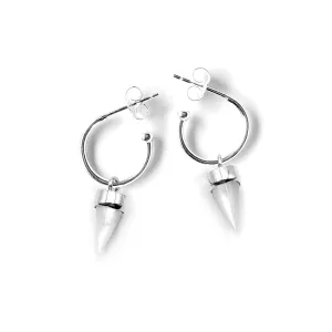 Nick Von K Bijoux Nick Von K - Boucles d'oreilles pointues en nacre