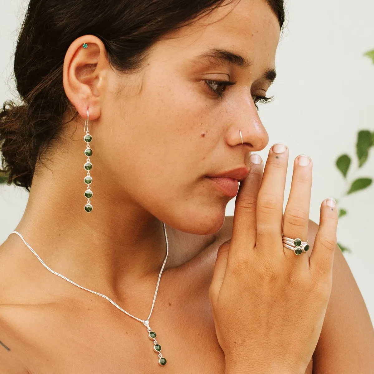Nick Von K Bijoux Nick Von K - Boucles d'oreilles Pounamu Babylon