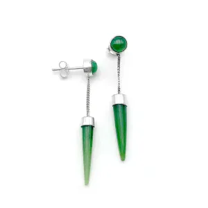 Nick Von K Bijoux Nick Von K - Boucles d'oreilles Pounamu Point Trait
