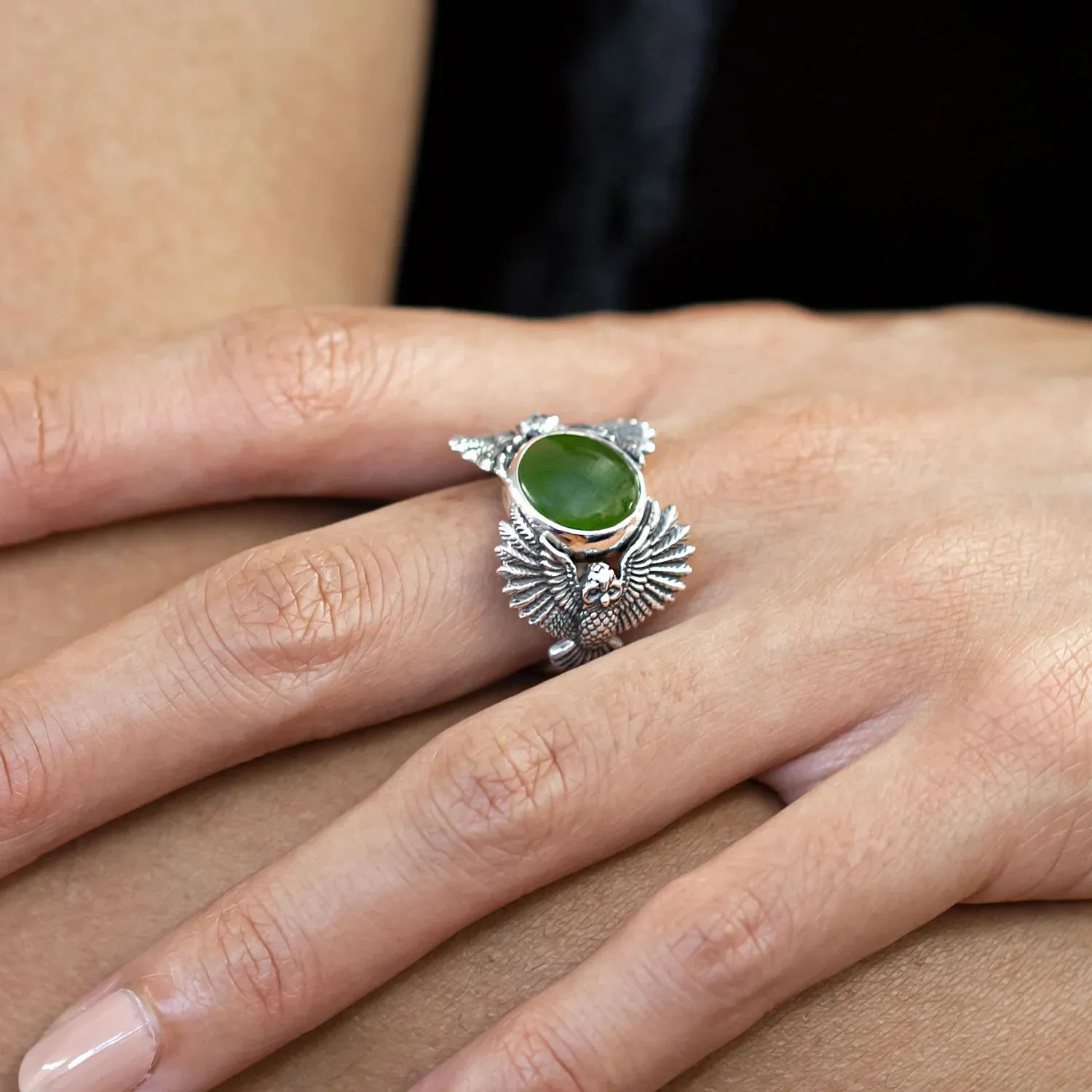 Nick Von K Bijoux Nick Von K - Bague Gardienne en Pounamu