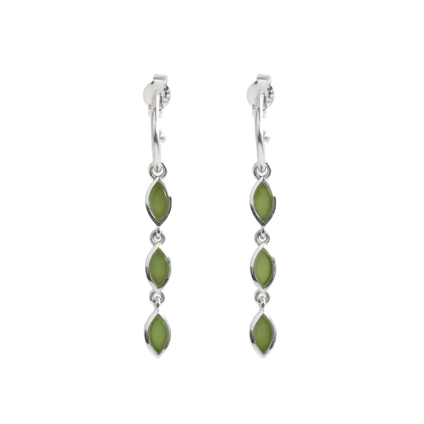 Nick Von K Bijoux Nick Von K - Pendentifs Triple Feuille en Pounamu