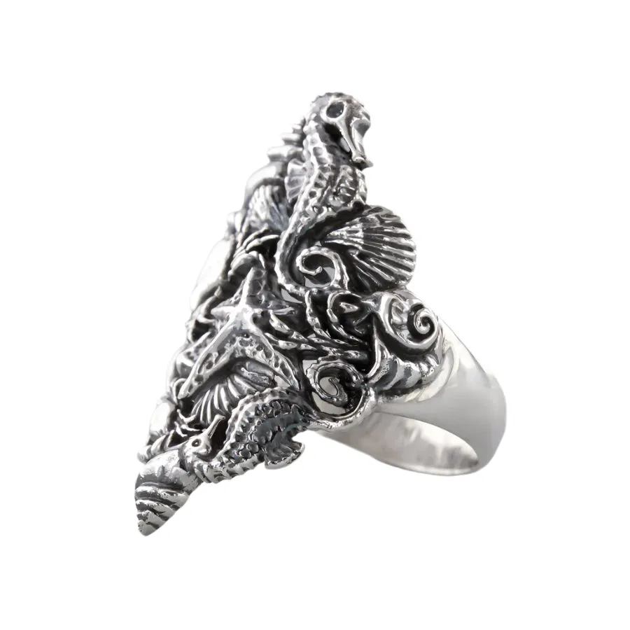 Nick Von K Bijoux Nick Von K - Bague Jardin Hippocampe