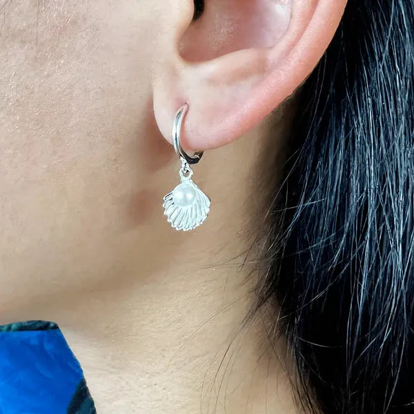 Nick Von K Bijoux Nick Von K - Boucles d'oreilles Venus Perle en Argent