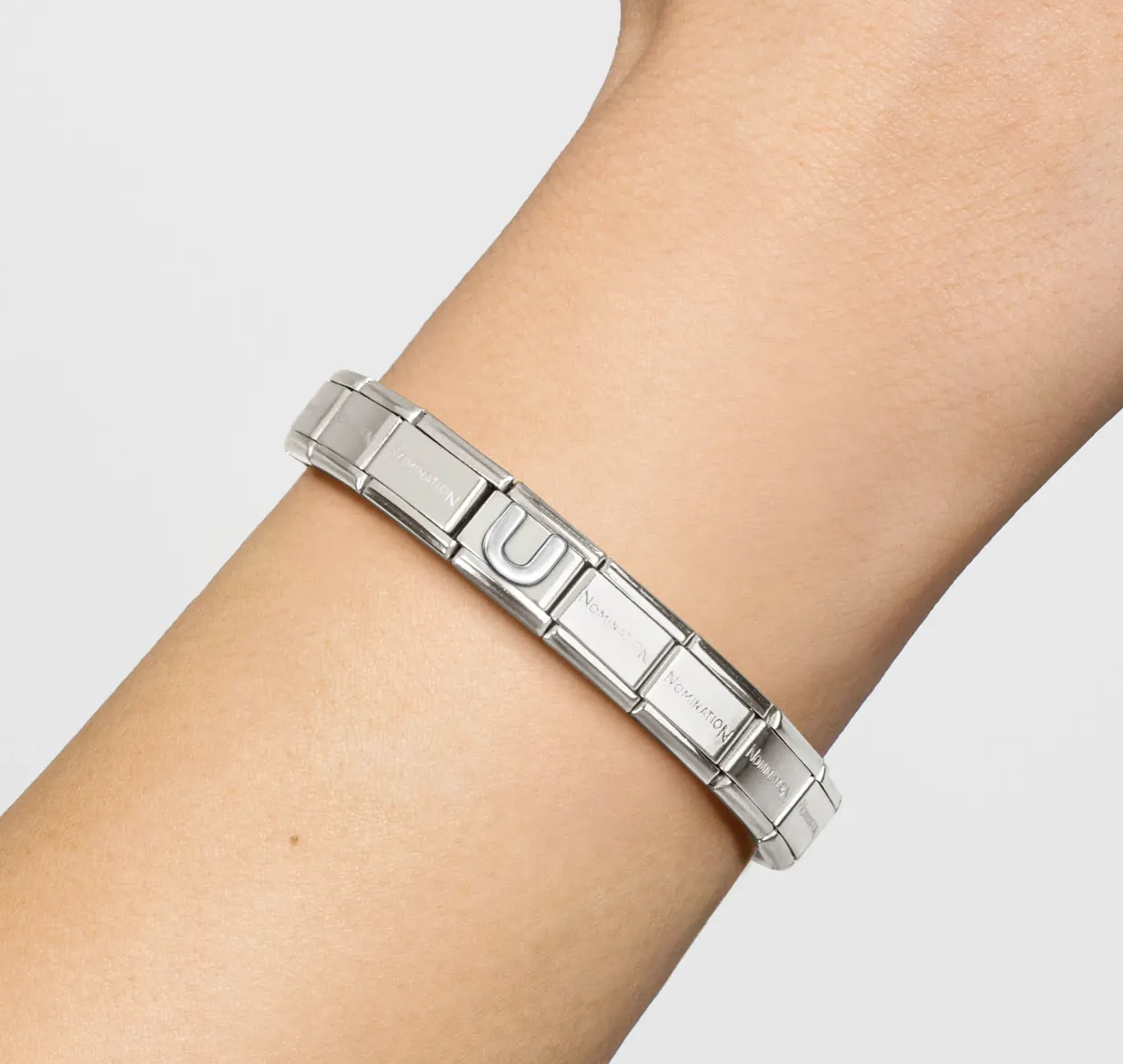 Charme Lettre U en Argent pour Bijoux Initiales de Nomination