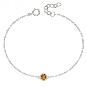 Bracelet Pierre de Naissance Novembre avec Cristal Swarovski B5294 Bijoux Beginnings