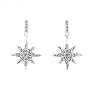 Boucles d'oreilles Pave Starburst E6260C - Débuts de Bijoux