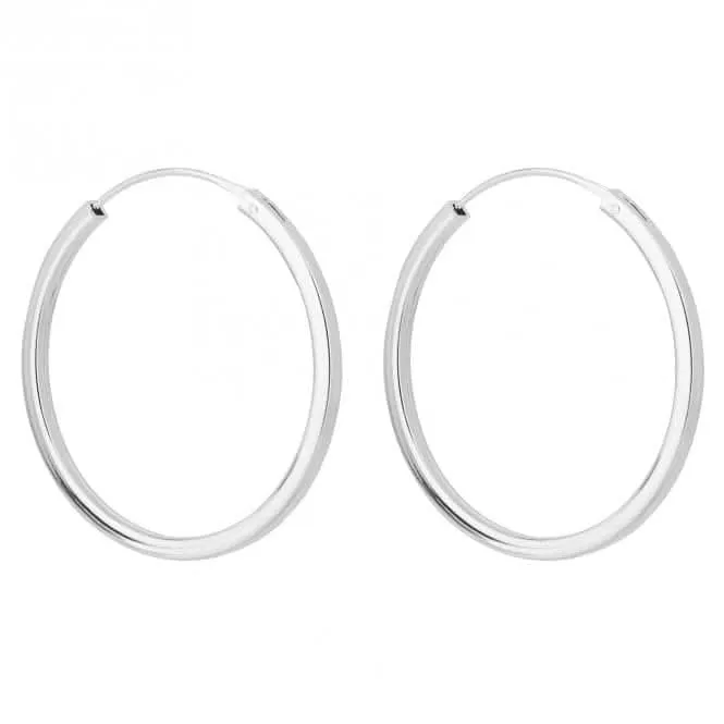 Boucles d'oreilles carrées moyennes simples E6283 Bijoux Beginnings