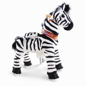 PonyCycle Mechanically Walking Ride-On - Zebra - Age 3-5 Years