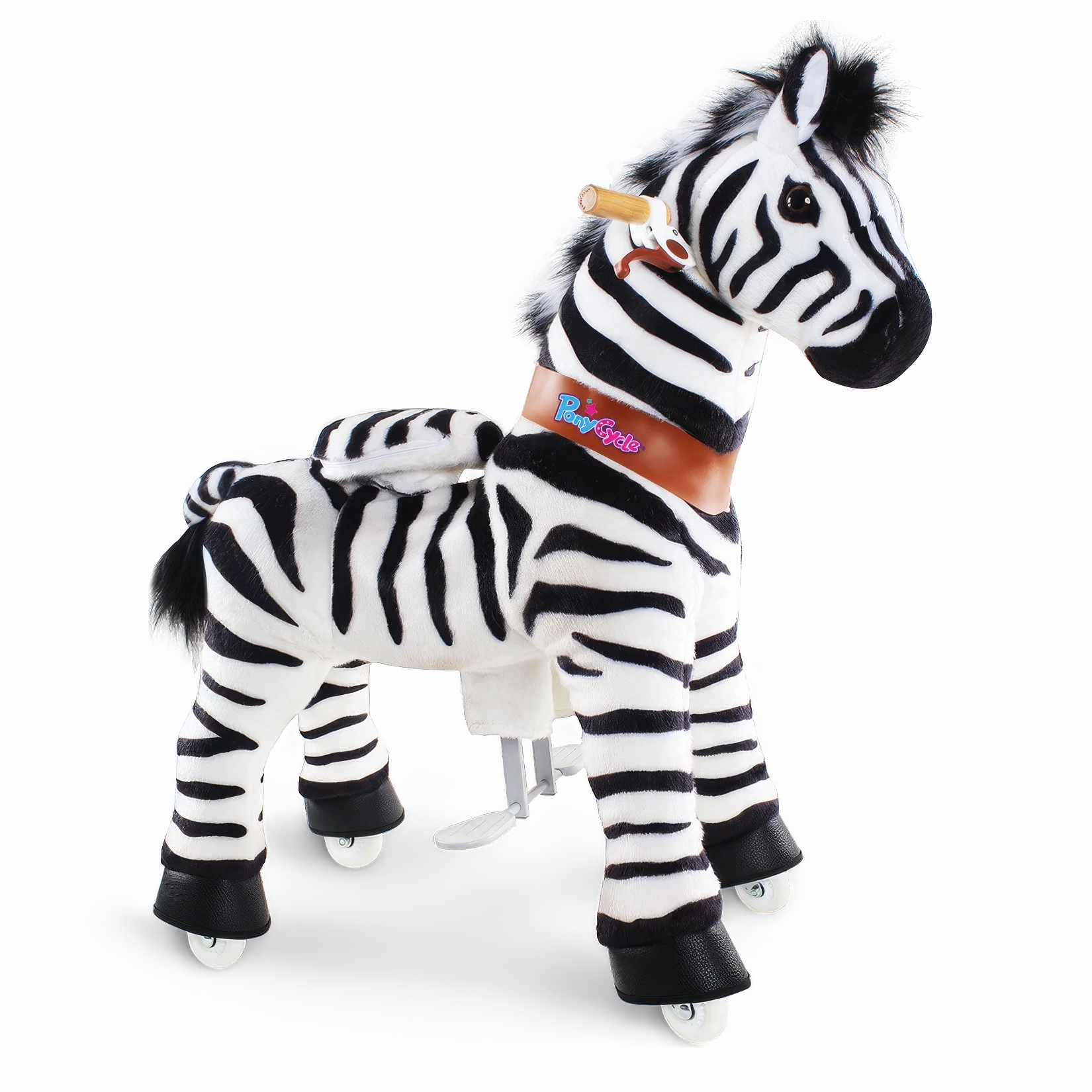 PonyCycle Mechanically Walking Ride-On - Zebra - Age 3-5 Years