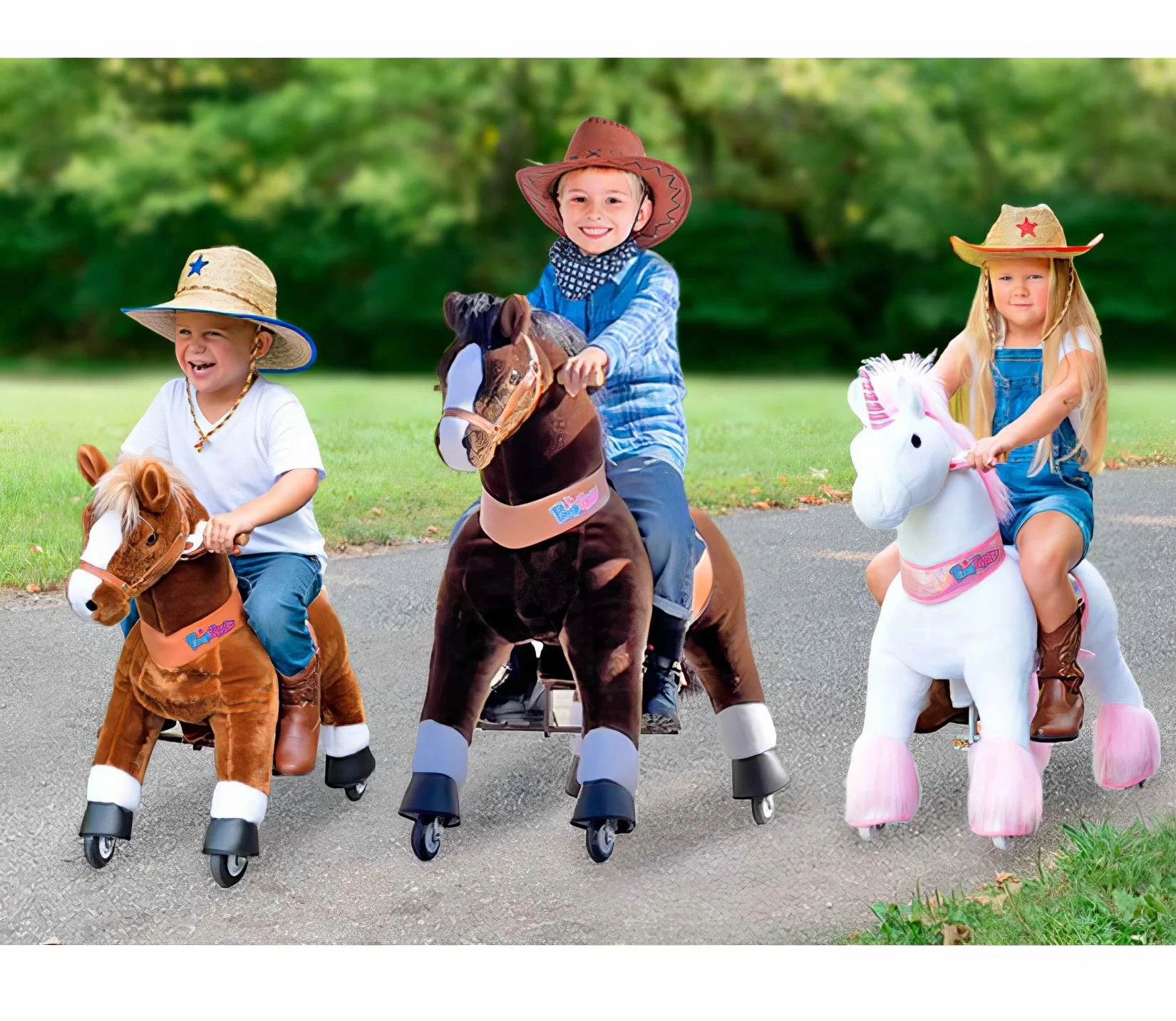 PonyCycle Mechanically Walking Ride-On - Zebra - Age 3-5 Years