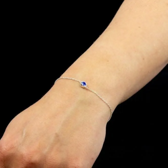 Bracelet en pierre de naissance de septembre avec cristal Swarovski B5292 Beginnings Jewellery
