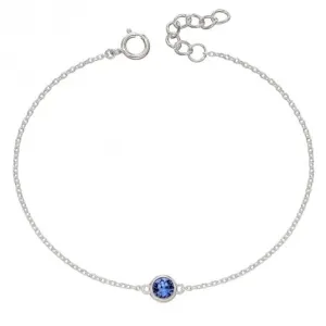 Bracelet en pierre de naissance de septembre avec cristal Swarovski B5292 Beginnings Jewellery