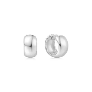 Boucles d'oreilles Huggie petites et dodues en argent E064-04H Ania Haie Jewellery