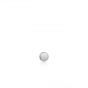 Boucle d'oreille à barrette à disque argenté E035-04H Ania Haie Jewellery