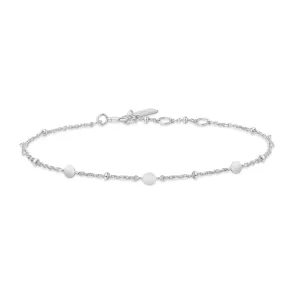 Bracelet Station Disque Argent B063-01H Ania Haie Bijoux