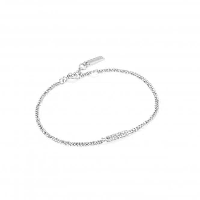 Bracelet Barre Éclat Argent B037-02H Ania Haie Jewellery
