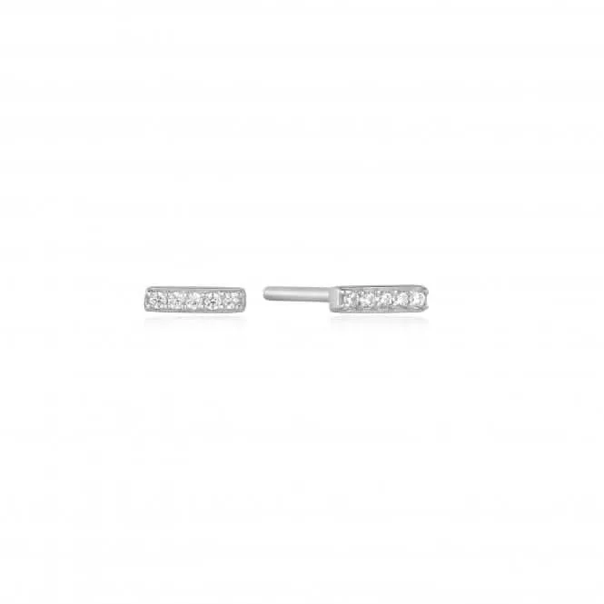 Boucles d'oreilles à clous Silver Glam Bar E037-01H Ania Haie Jewellery