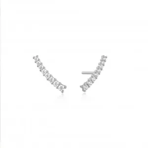 Boucles d'oreilles à clous Silver Glam Crawler E037-03H Ania Haie Jewellery