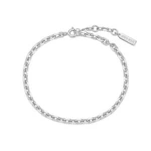 Bracelet Chaîne Moyen Argent B062-03H Ania Haie Jewellery