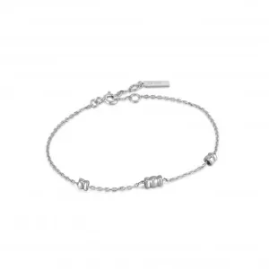 Bracelet Chaîne Torsadée Lisse Argent B038-01H Ania Haie Jewellery