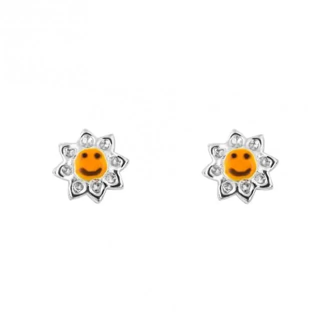 Boucles d'oreilles Tournesol Souriant A2093 Bijoux Beginnings