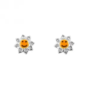 Boucles d'oreilles Tournesol Souriant A2093 Bijoux Beginnings