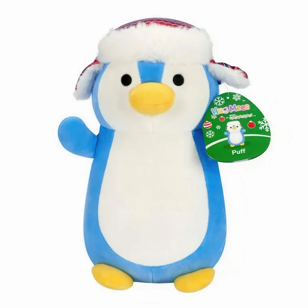 Squishmallows HugMees Puff the Penguin Christmas Plush 35cm