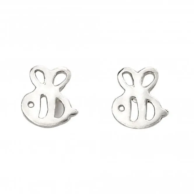 Boucles d'oreilles à clous Abeille en Argent Sterling A2052 Beginnings Jewellery