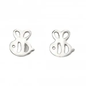 Boucles d'oreilles à clous Abeille en Argent Sterling A2052 Beginnings Jewellery