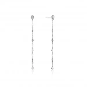 Boucles d'oreilles goutte rêve en argent sterling plaqué rhodium E016-07H Ania Haie Jewellery