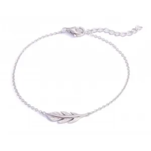 Bracelet Feuille en Argent Sterling Plaqué Rhodium ERLB001 Ania Haie Jewellery