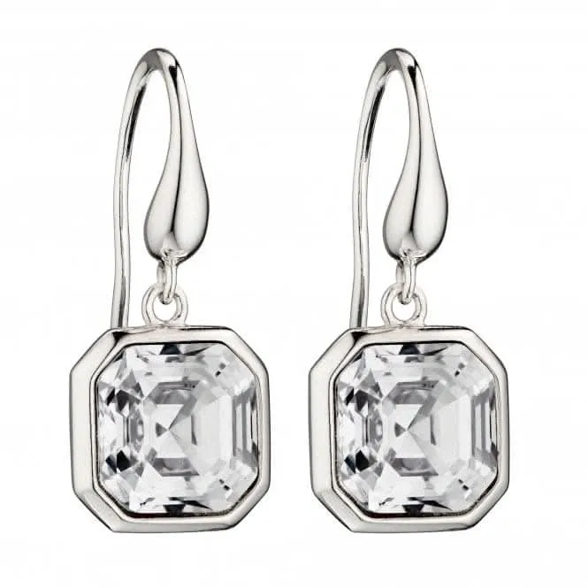 Boucles d'oreilles en cristal Swarovski taille Asscher E5813C - Collection Beginnings