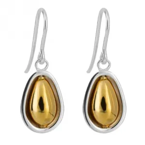 Boucles d'oreilles tournantes plaquées or tactile E6257 Beginnings Jewellery