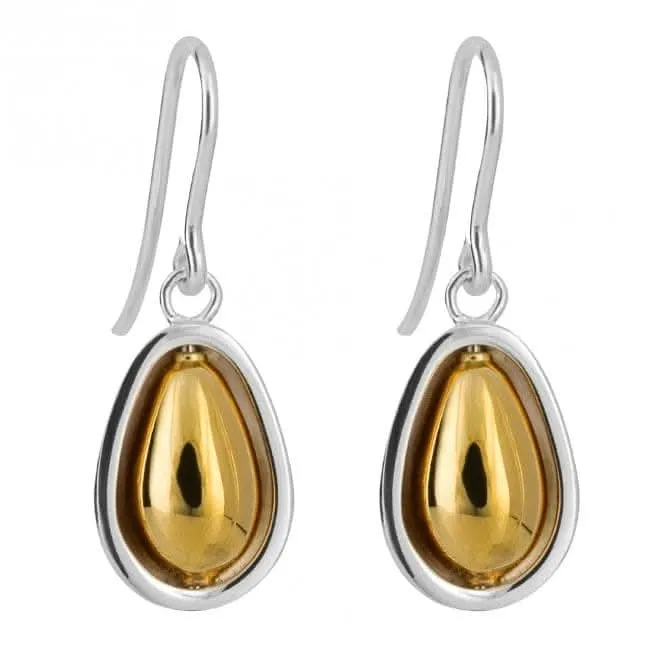 Boucles d'oreilles tournantes plaquées or tactile E6257 Beginnings Jewellery