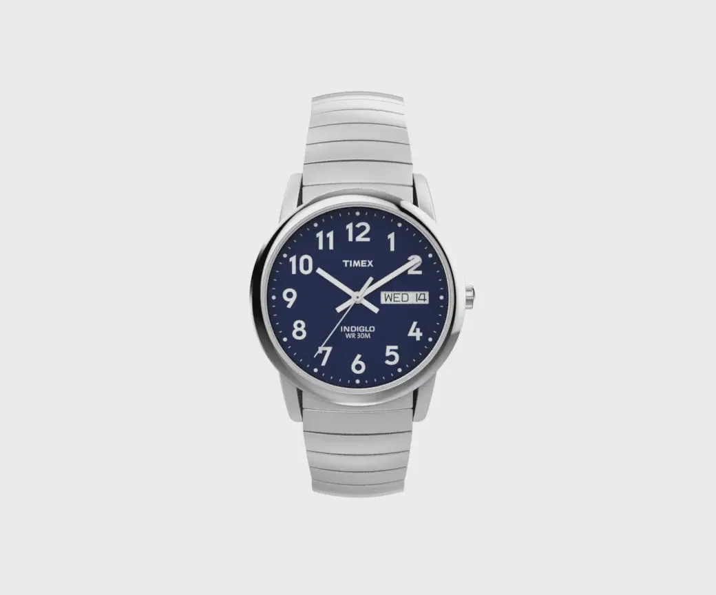 Montre Timex Gents Easy Reader en argent T20031