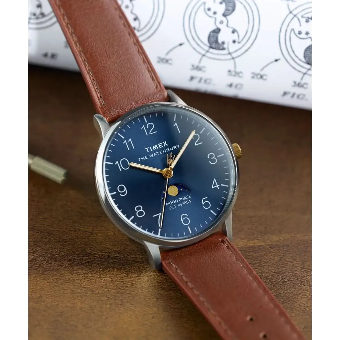 Montre Timex Gents Waterbury Bleu TW2W75600