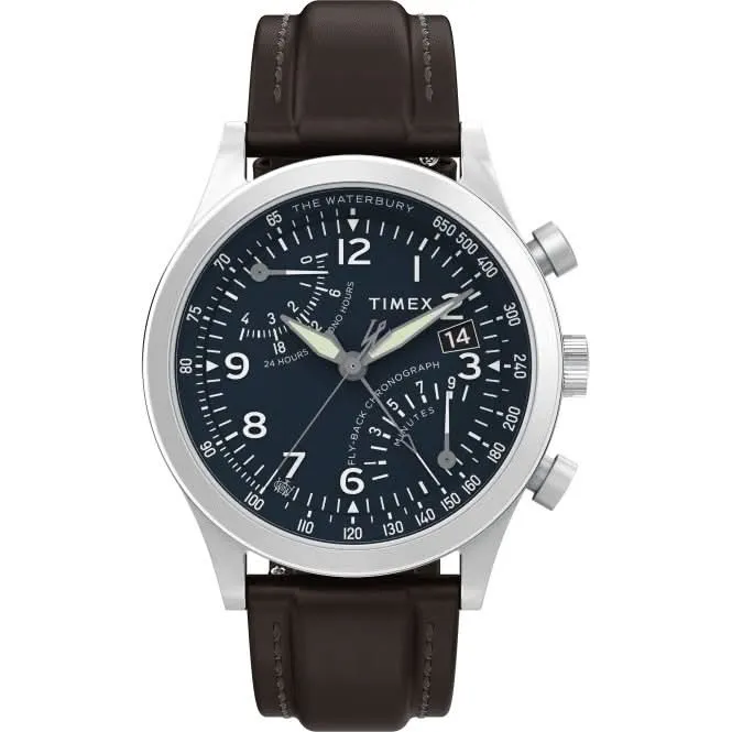 Montre Timex Gents Waterbury Traditionnelle Bleue TW2W47900