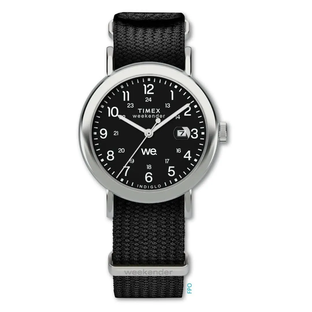 Timex Gents Weekender Ligne Principale Montre Noire TW2W86100