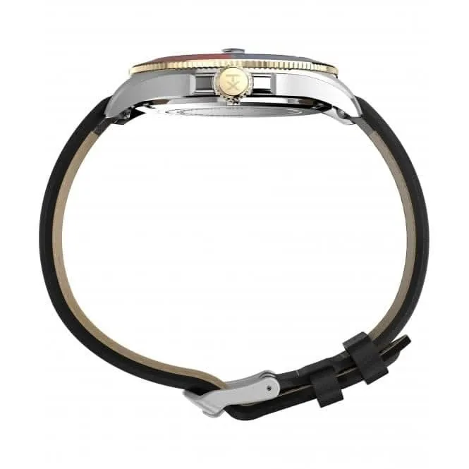 Montre Timex Harborside Coast Automatique à Bracelet en Cuir TW2V72200