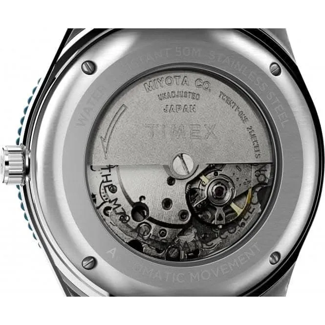 Montre Timex Lab en acier inoxydable noir TW2V25100