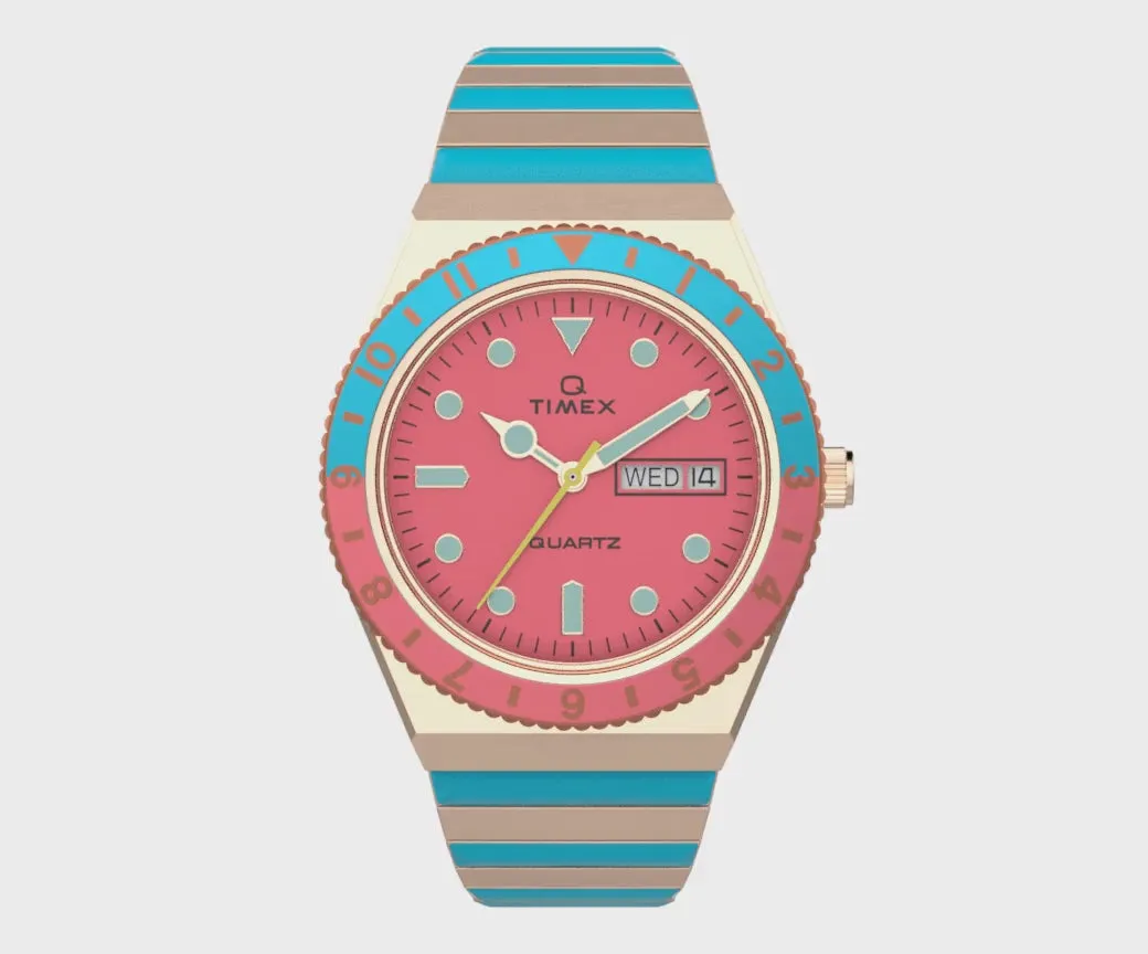 Montre Timex Ladies Q Rose TW2U81500