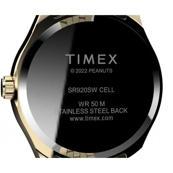 Timex Legacy x Peanuts Montre bracelet en acier inoxydable TW2V47300