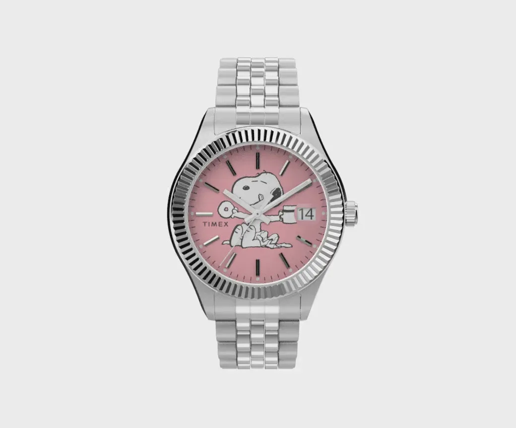 Timex Legacy x Peanuts Montre bracelet en acier inoxydable TW2V47400
